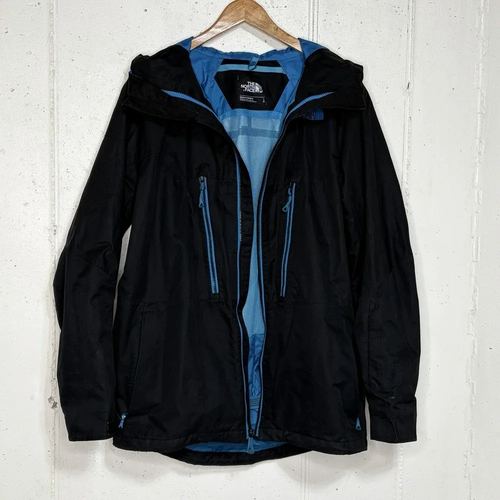 The North Face Thermoball Triclimate Jacket Dryvent Hooded Mens Large Black RARE